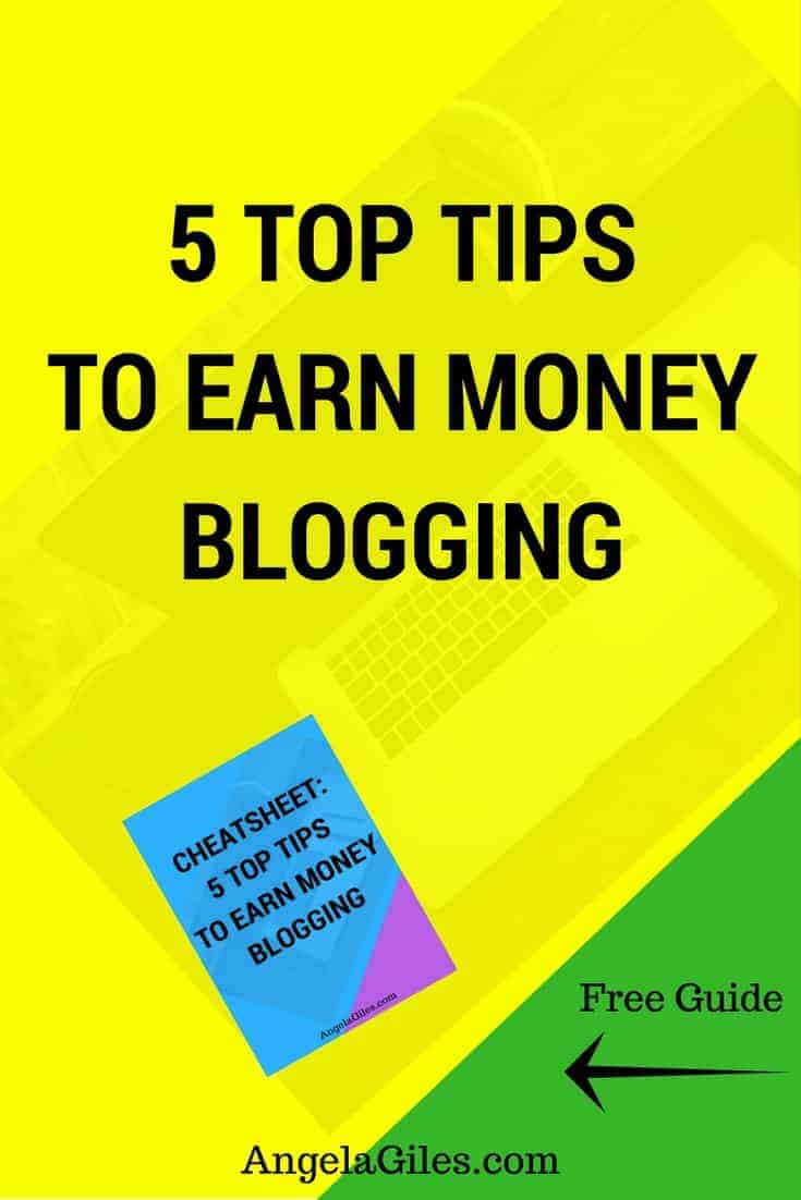 Money tight? Earn money blogging fast with these 5 top tips. You can even make money blogging your first month. Click through to read our five top tips & download the free checklist! #makemoneyblogging, #earnmoneyblogging, #makemoneybloggingforbeginners, #makemoneybloggingfast, #makemoneybloggingfirstmonth, #makemoneybloggingaffiliatemarketing, #earnmoneybloggingonlinebusiness