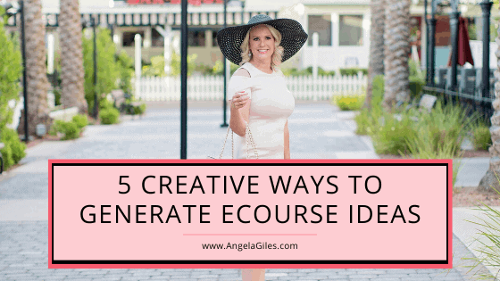 5 Creative Ways To Generate Ecourse Ideas