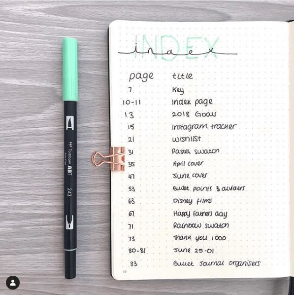 18 Minimalist Flower Bullet Journal Designs - Angela Giles