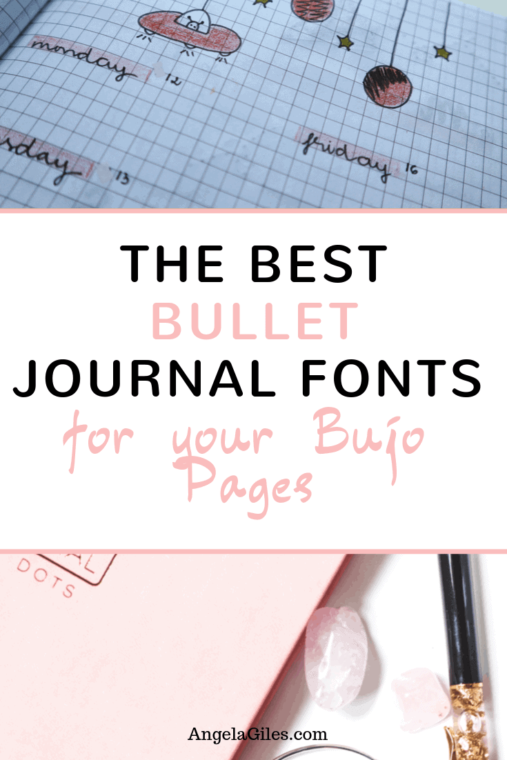 The Best Bullet Journal Fonts For Your Bujo Pages