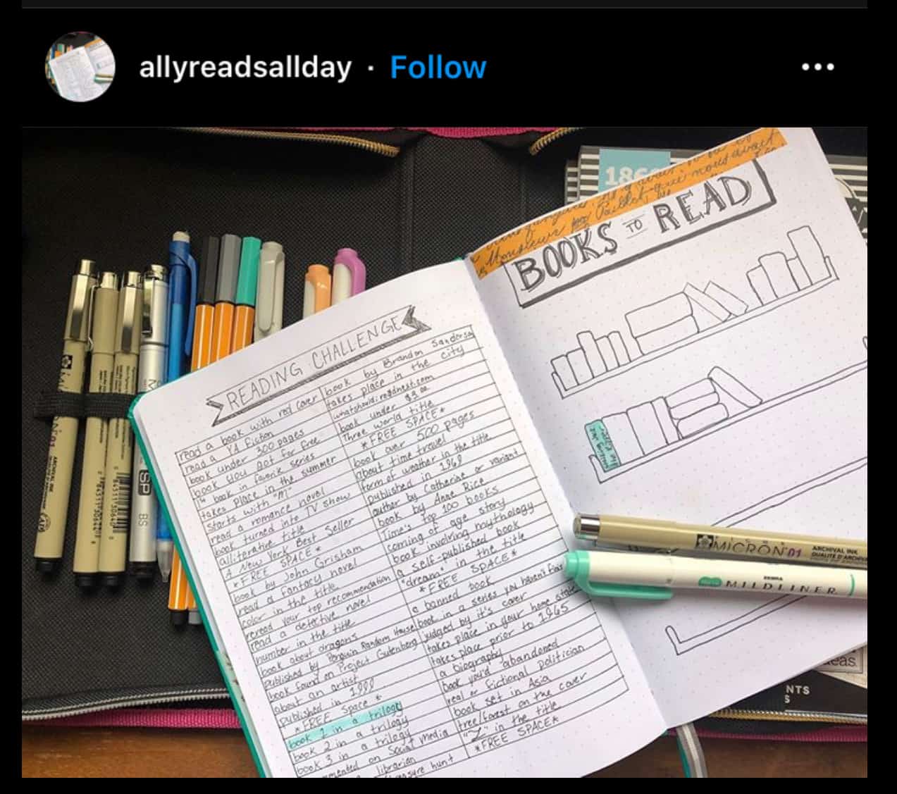 30 Bullet Journal Book Trackers for Book Lovers | Angela Giles