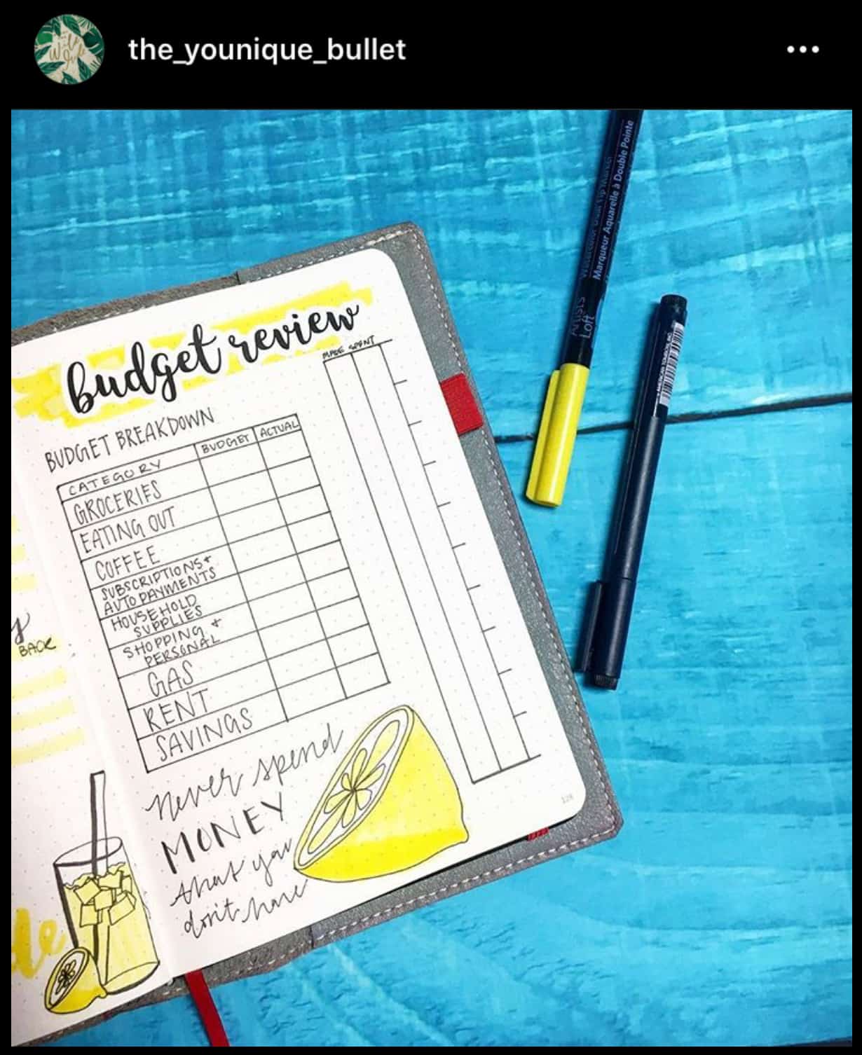 How to Create a Bullet Journal Budget to Track Your Money