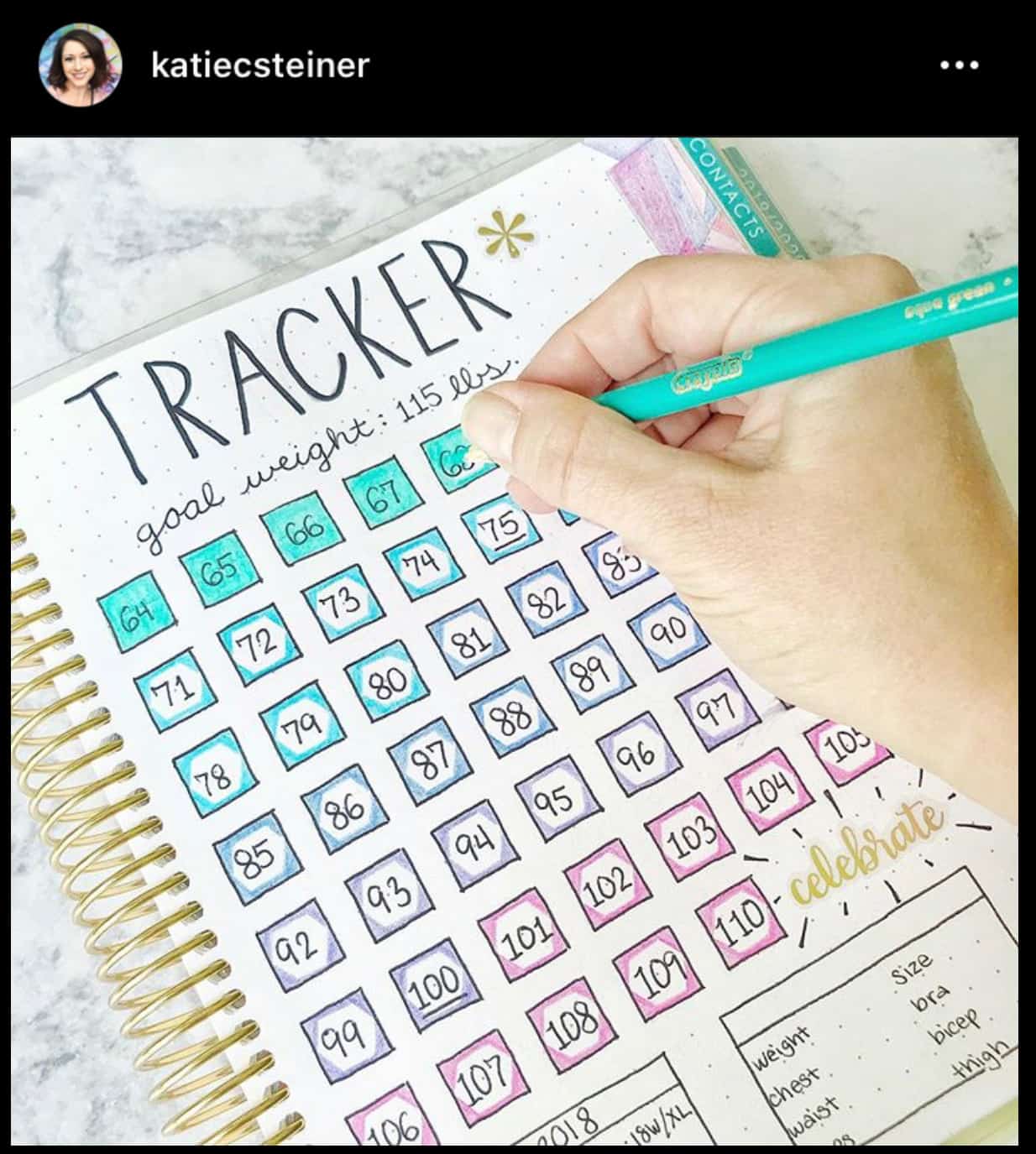 28 Bullet Journal Fitness Trackers to Achieve Your Health Goals