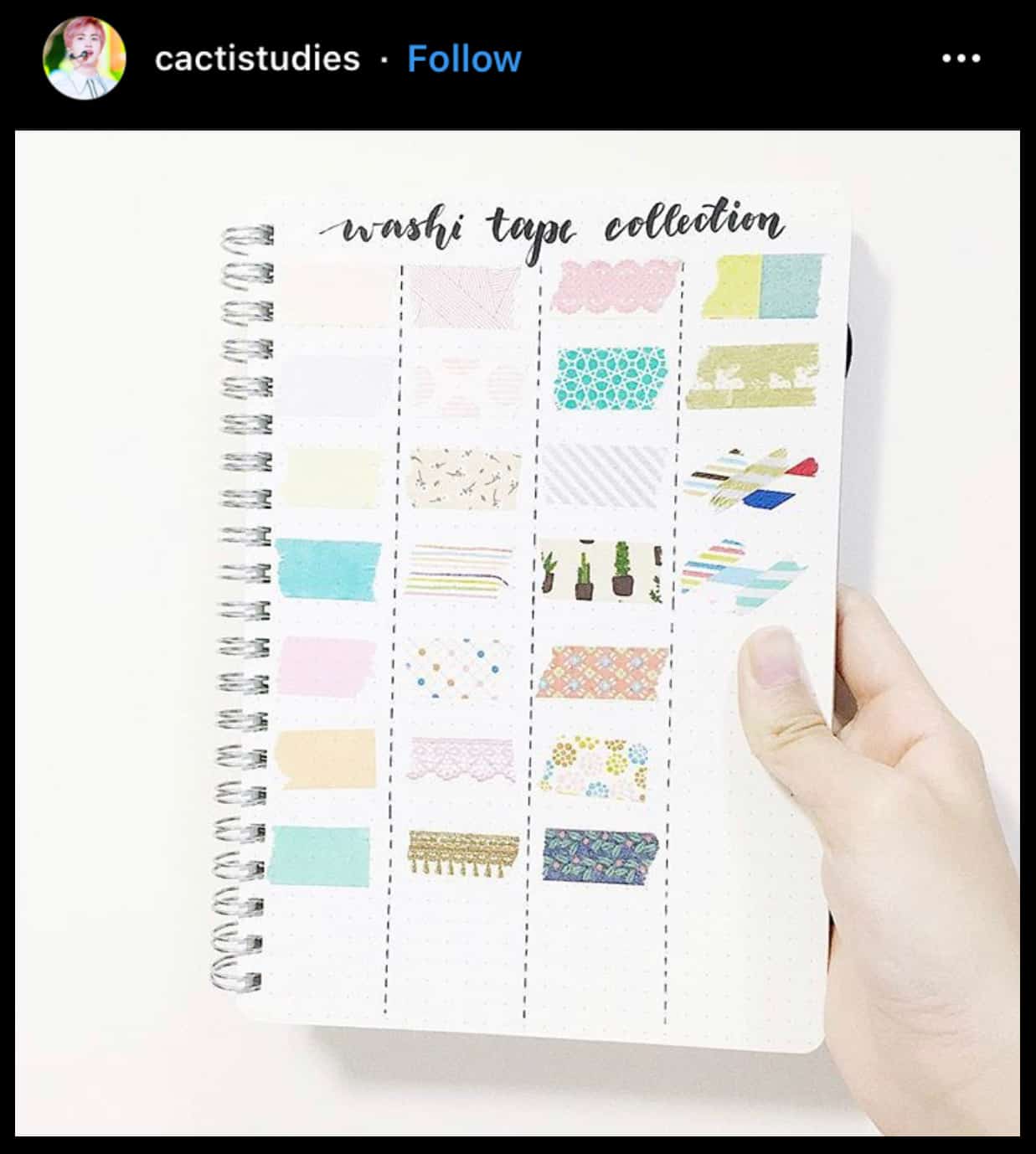 10 Washi Tape Ideas for your Bullet Journal/Planner 