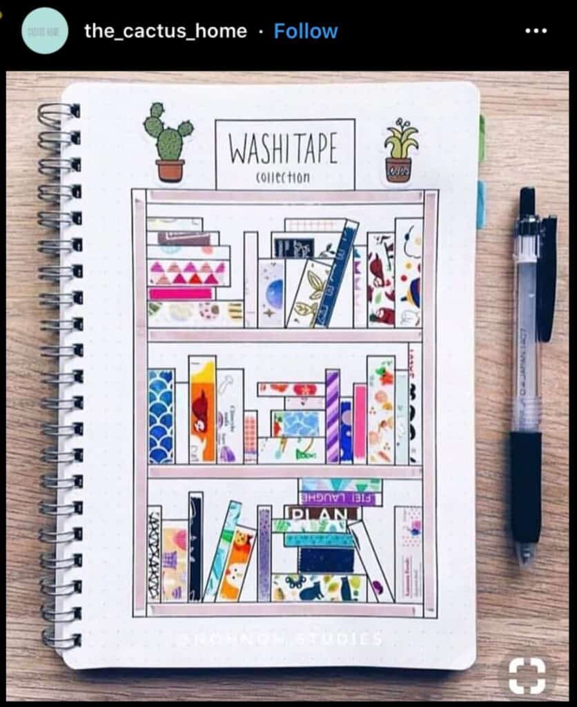 Clever Washi Tape Ideas For Your Bullet Journal