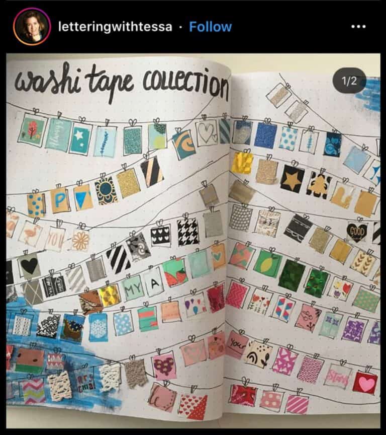 30 Pretty Bullet Journal Washi Tape Ideas Angela Giles