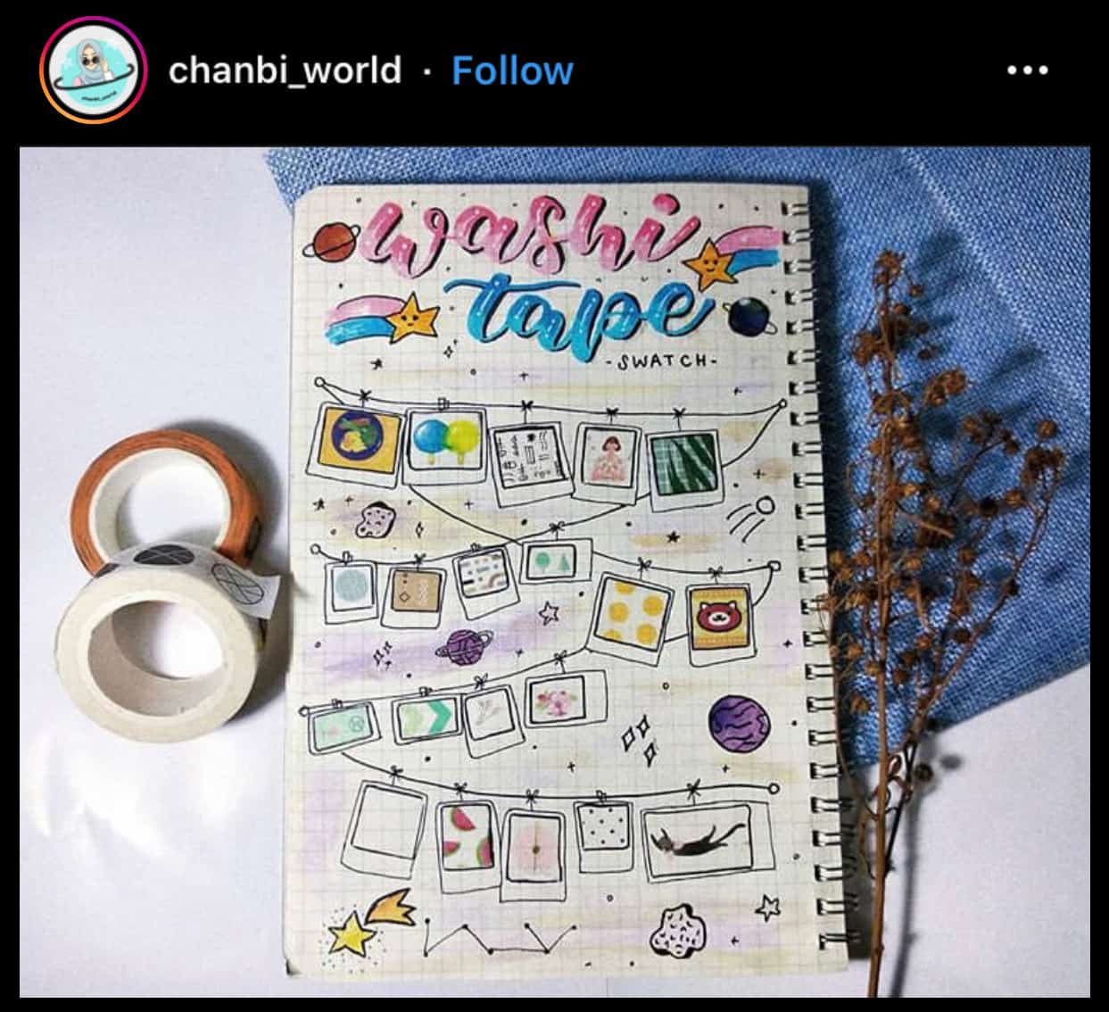 30 Pretty Bullet Journal Washi Tape Ideas - Angela Giles