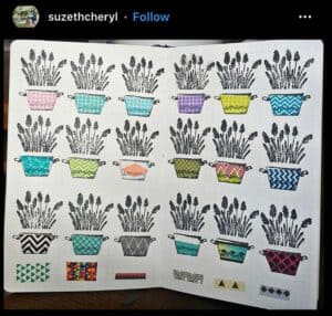 30 Pretty Bullet Journal Washi Tape Ideas - Angela Giles
