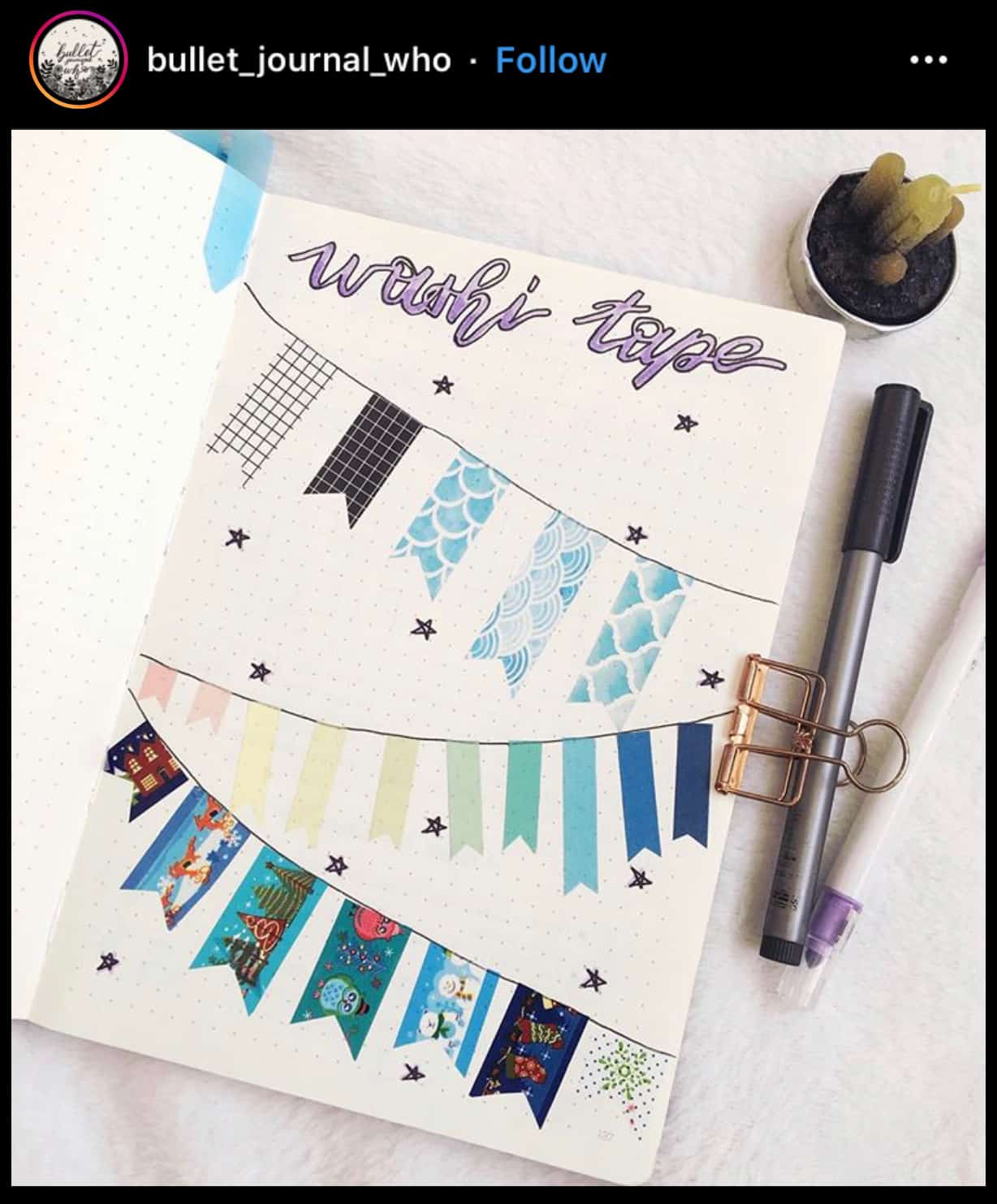 Clever Washi Tape Ideas for Bullet Journaling - Bullet Planner Ideas