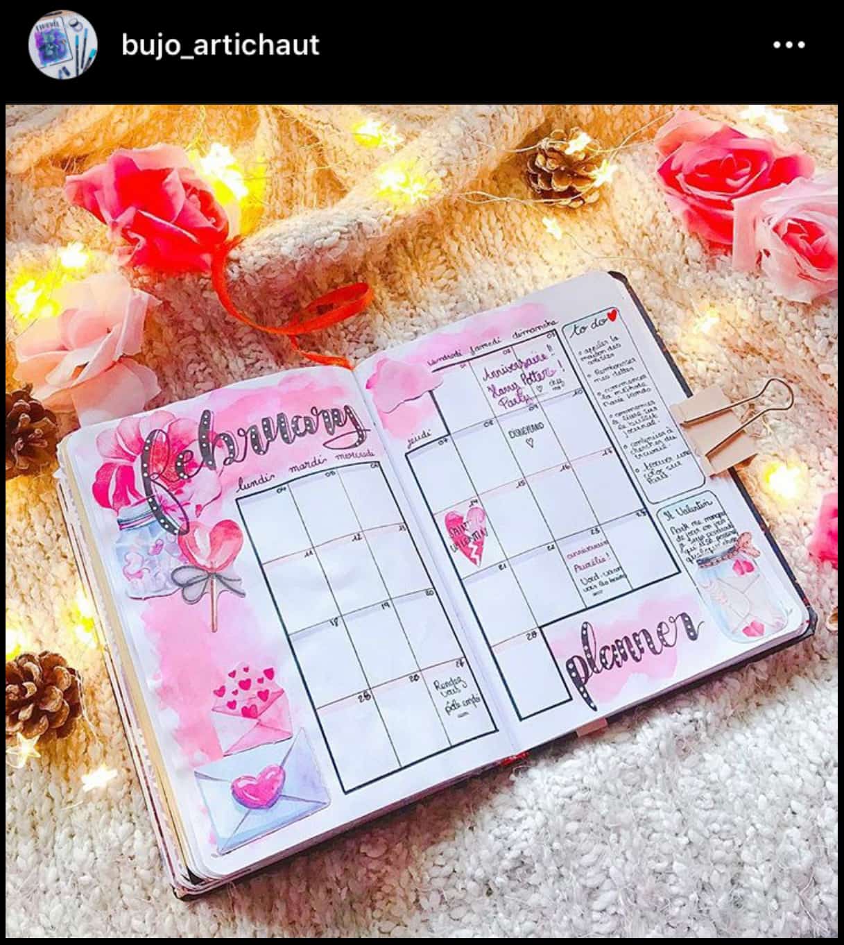 34 Best Valentine S Day Bullet Journal Spreads 22 Angela Giles