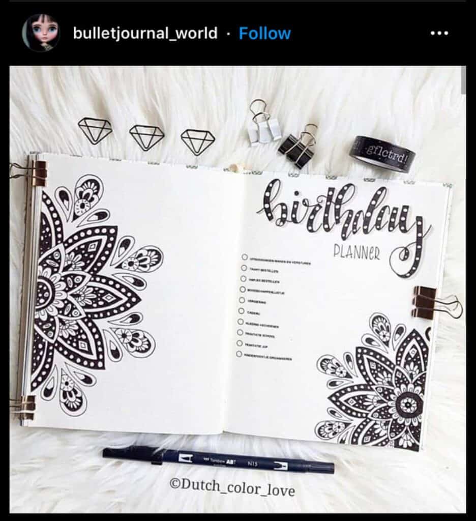 20 Amazing Spreads That Will Help You Track Your Bullet Journal 