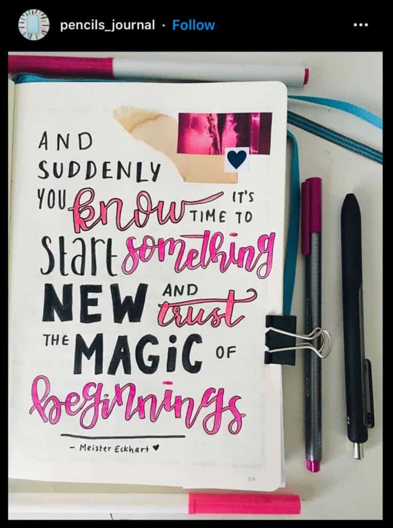 30 Cute Bullet Journal Quote Page Ideas That Will Motivate You 2021