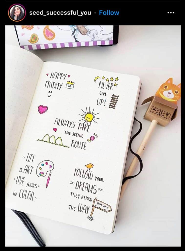 30 Cute Bullet Journal Quote Page Ideas That Will Motivate You - Angela ...