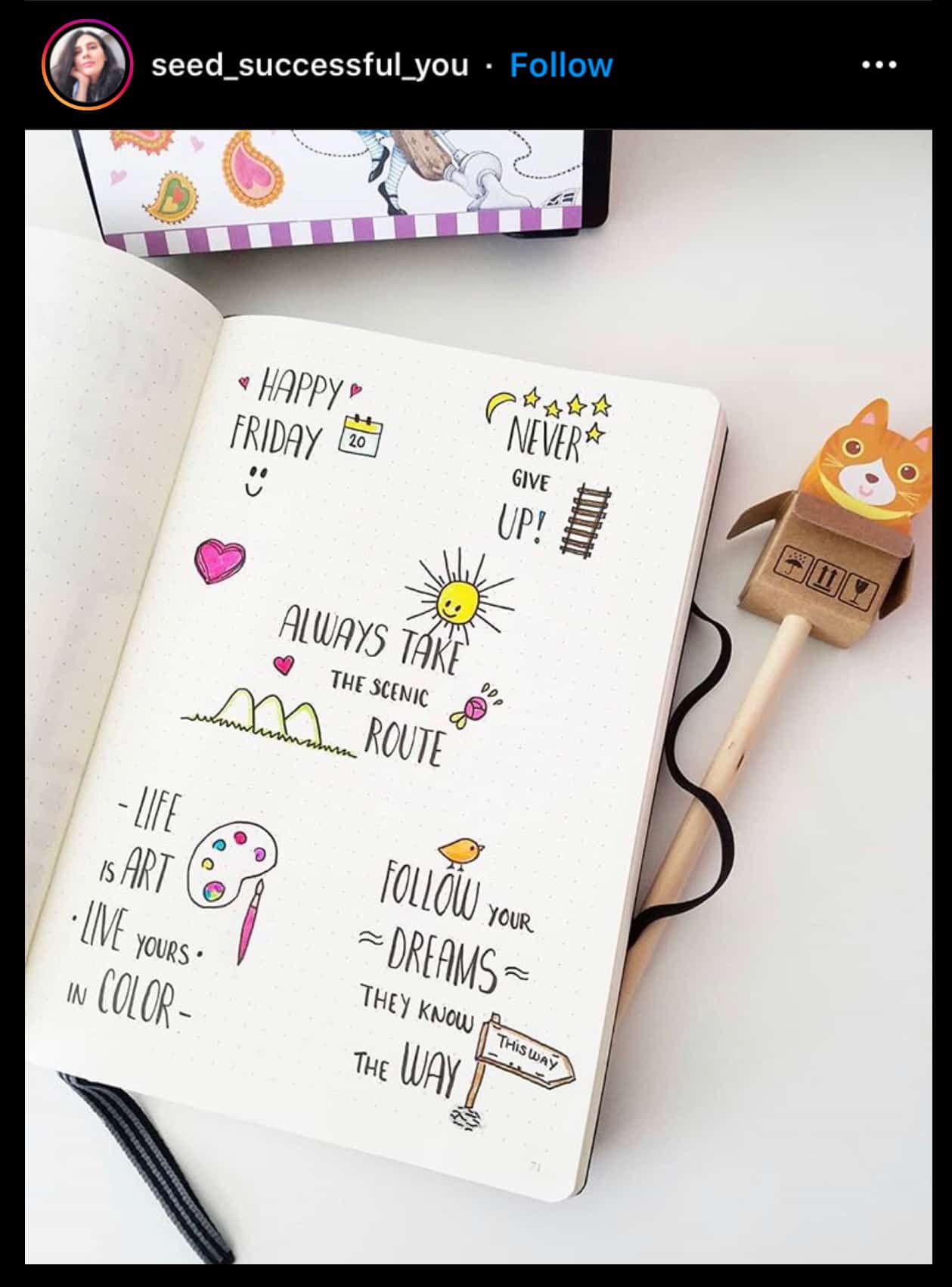 Cute Bullet Journal Layouts