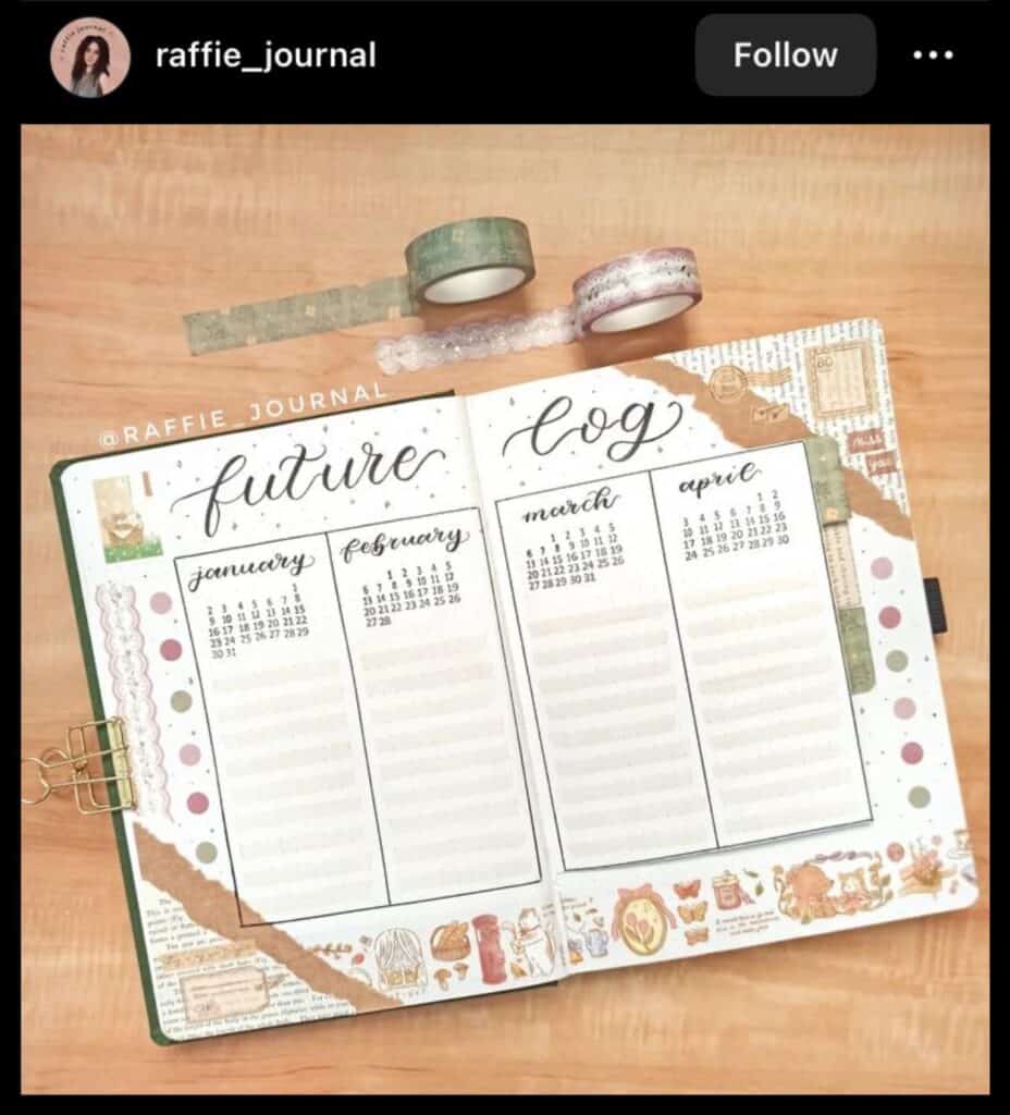 future log bullet journal