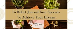 bullet journal goal tracker